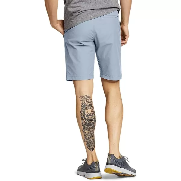imageEddie Bauer Mens Voyager Flex 10 Chino ShortsRegular Blue Smoke