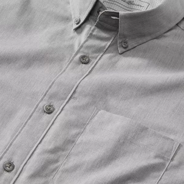 imageEddie Bauer Mens Voyager Flex LongSleeve ShirtHeather Gray