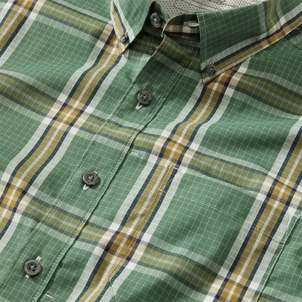 imageEddie Bauer Mens Voyager Flex LongSleeve ShirtIrish Green