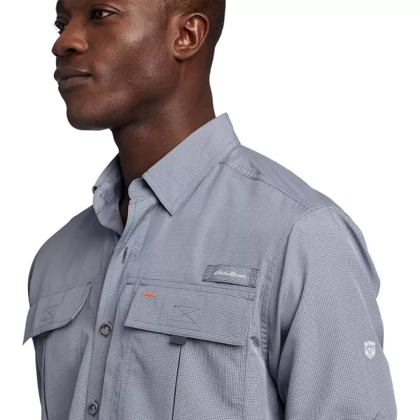 imageEddie Bauer Mens Voyager Flex LongSleeve ShirtLt Gray
