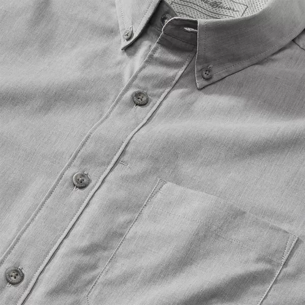imageEddie Bauer Mens Voyager Flex LongSleeve ShirtRegular Heather Gray