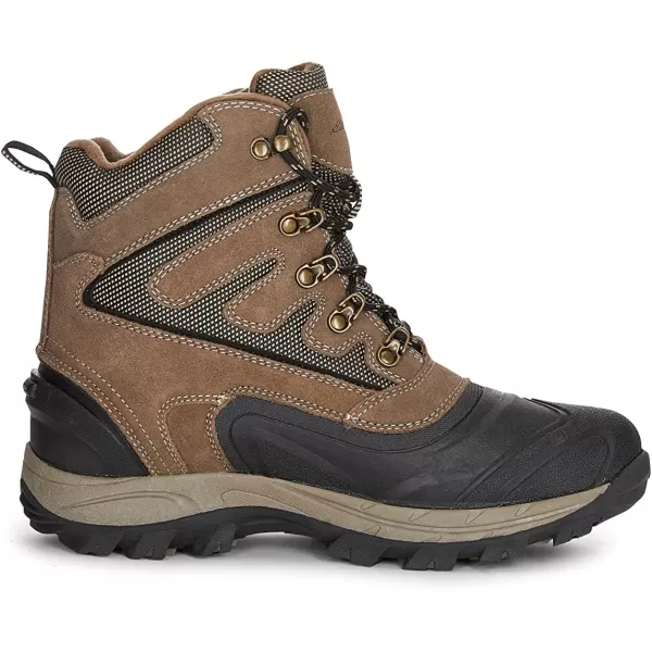 imageEddie Bauer Mens Waterproof Hiking Snow BootTaupe