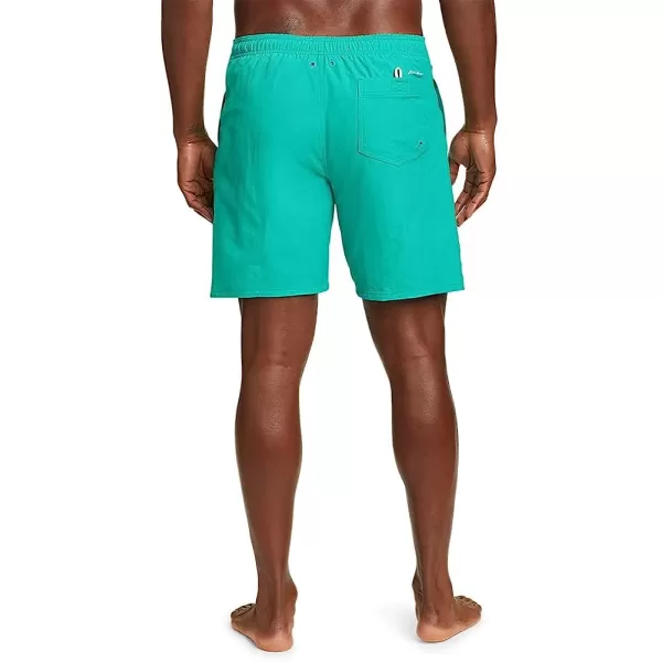 imageEddie Bauer Mens West Tide Swim Shorts  SolidTurquoise