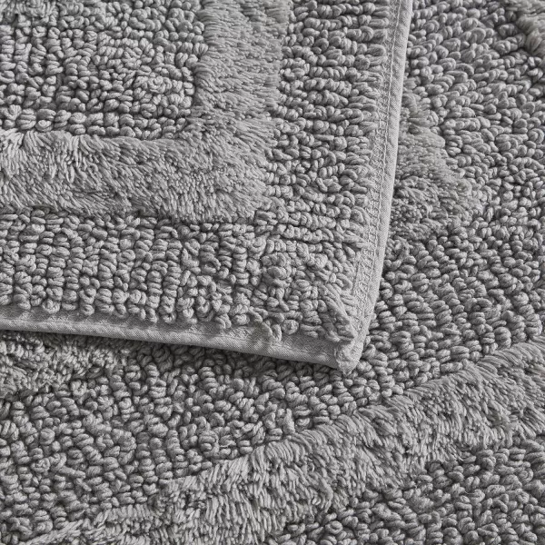 imageEddie Bauer Rug Soft Tufted Cotton Bathroom Decor Super Absorbent amp Quick Dry Runner 40 x 24 Chrome GreyChrome Grey Runner 40 x 24