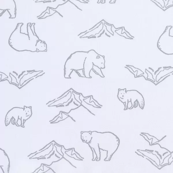 imageEddie Bauer Sheets Cotton Percale Bedding Set Crisp  Cool Stylish Home Decor Full Northern Plaid WhiteGreySmokey Bear Camp