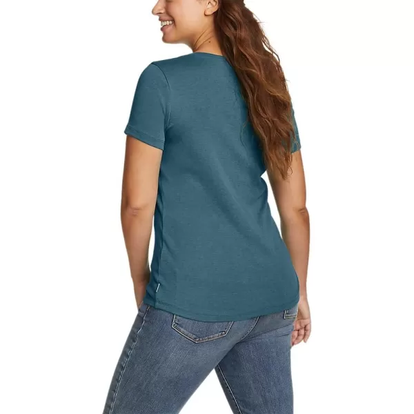 imageEddie Bauer Stines ShortSleeve Crew TShirtPeacock