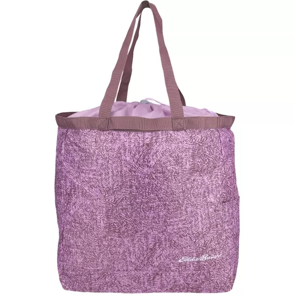 imageEddie Bauer Stowaway Packable 25l Cinch Tote with Adjustable CordLock Closure and Exterior Slip PocketLilac