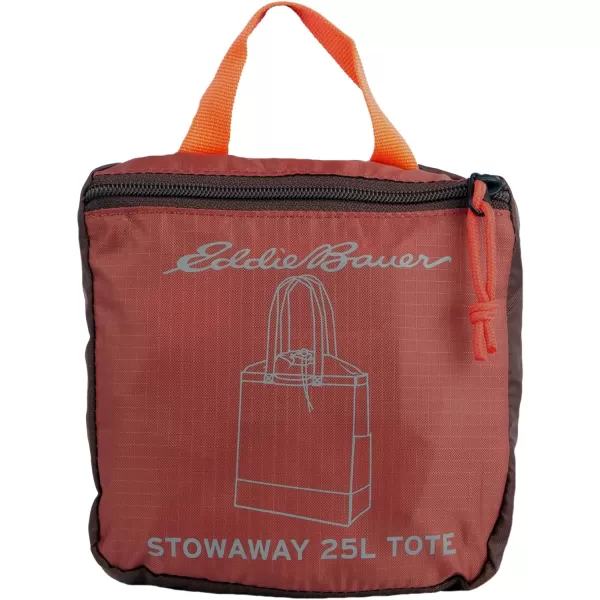 imageEddie Bauer Stowaway Packable 25l Cinch Tote with Adjustable CordLock Closure and Exterior Slip PocketMaroon