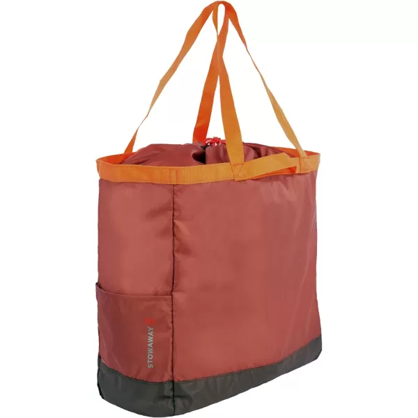 imageEddie Bauer Stowaway Packable 25l Cinch Tote with Adjustable CordLock Closure and Exterior Slip PocketMaroon