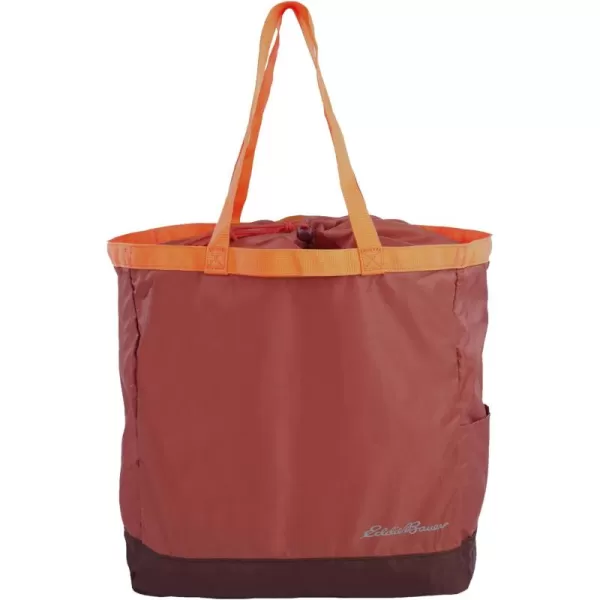 imageEddie Bauer Stowaway Packable 25l Cinch Tote with Adjustable CordLock Closure and Exterior Slip PocketMaroon
