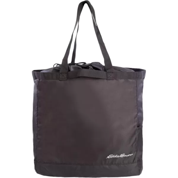 imageEddie Bauer Stowaway Packable 25l Cinch Tote with Adjustable CordLock Closure and Exterior Slip PocketOnyx