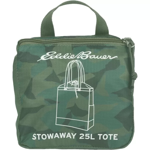 imageEddie Bauer Stowaway Packable 25l Cinch Tote with Adjustable CordLock Closure and Exterior Slip PocketSprig