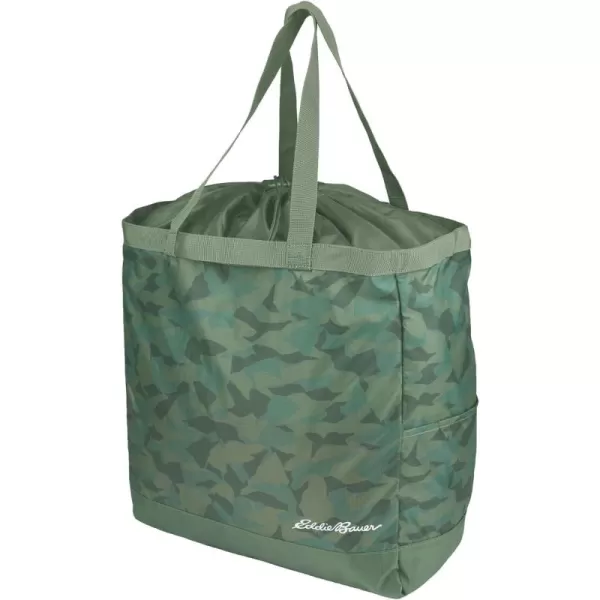 imageEddie Bauer Stowaway Packable 25l Cinch Tote with Adjustable CordLock Closure and Exterior Slip PocketSprig
