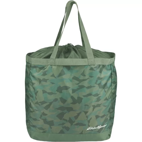 imageEddie Bauer Stowaway Packable 25l Cinch Tote with Adjustable CordLock Closure and Exterior Slip PocketSprig