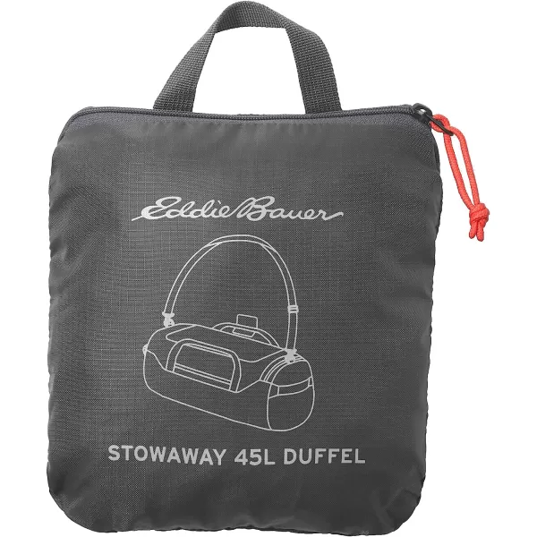 imageEddie Bauer Stowaway Packable 45l Duffel BagMade from Ripstop PolyesterOnyx