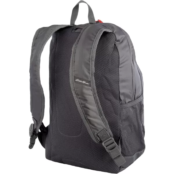 imageEddie Bauer Stowaway Packable BackpackMade from Ripstop Polyester Maroon 20LDark Smoke