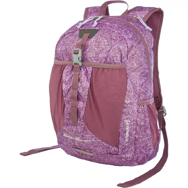 imageEddie Bauer Stowaway Packable BackpackMade from Ripstop Polyester Maroon 20LLilac