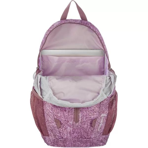 imageEddie Bauer Stowaway Packable BackpackMade from Ripstop Polyester Maroon 20LLilac