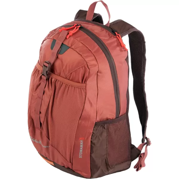 imageEddie Bauer Stowaway Packable BackpackMade from Ripstop Polyester Maroon 20LMaroon