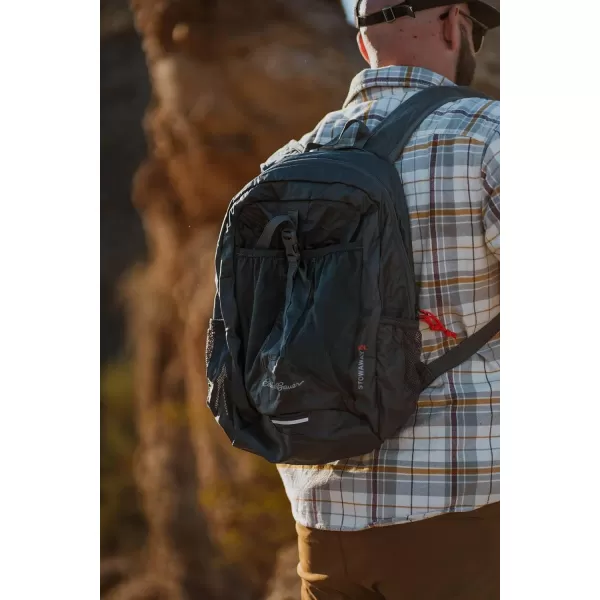 imageEddie Bauer Stowaway Packable BackpackMade from Ripstop Polyester Maroon 20LMaroon