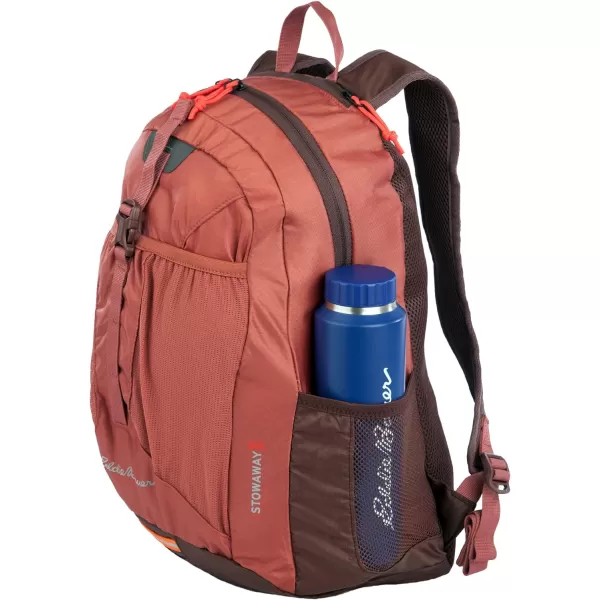 imageEddie Bauer Stowaway Packable BackpackMade from Ripstop Polyester Maroon 20LMaroon