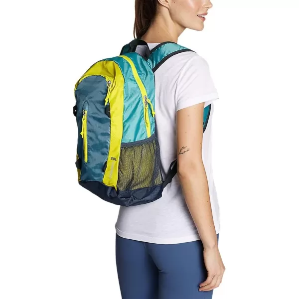 imageEddie Bauer Stowaway Packable BackpackMade from Ripstop Polyester Maroon 20LOnyx