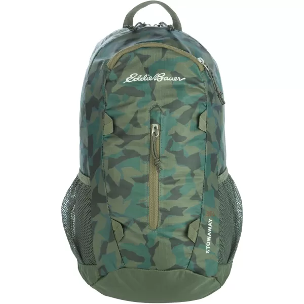 imageEddie Bauer Stowaway Packable BackpackMade from Ripstop Polyester Maroon 20LSprig