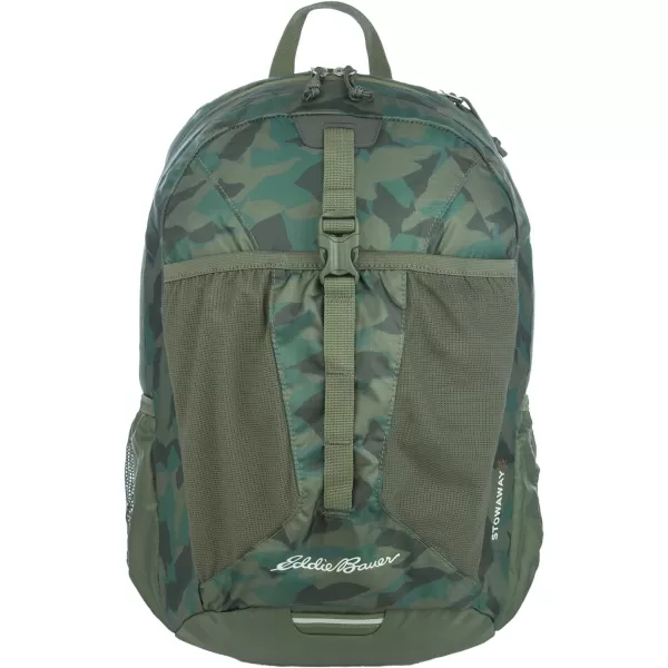 imageEddie Bauer Stowaway Packable BackpackMade from Ripstop Polyester Maroon 20LSprig