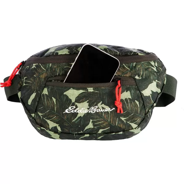imageEddie Bauer Stowaway Packable WaistpackMade from Ripstop Polyester with 2 Secure Zip PocketsDark Loden