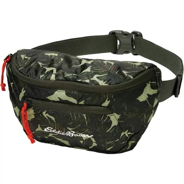 imageEddie Bauer Stowaway Packable WaistpackMade from Ripstop Polyester with 2 Secure Zip PocketsDark Loden