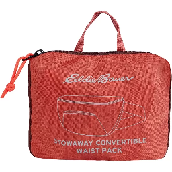 imageEddie Bauer Stowaway Packable WaistpackMade from Ripstop Polyester with 2 Secure Zip PocketsMaroon