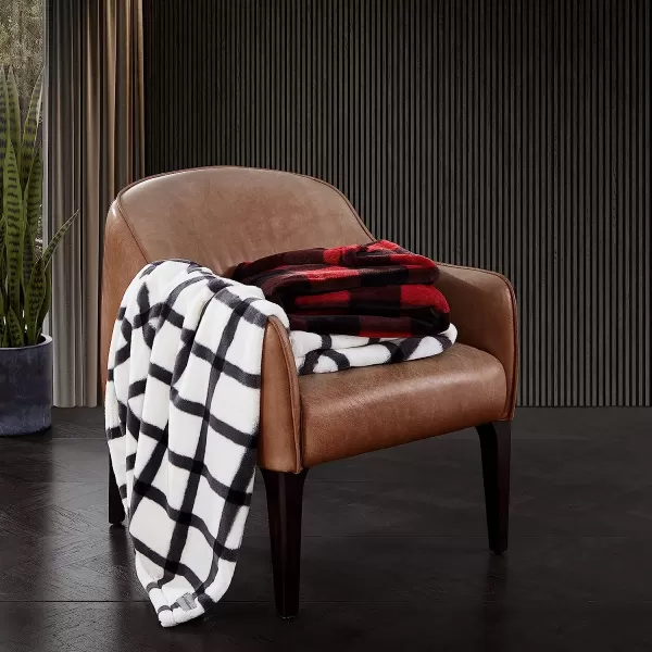 imageEddie Bauer Throw Blanket Ultra Soft Faux Fur Home Dcor All Season Bedding Bunkhouse Plaid Grey 50 x 60Eddie Bauer Throw Blanket Ultra Soft Faux Fur Home Dcor All Season Bedding Bunkhouse Plaid Grey 50 x 60