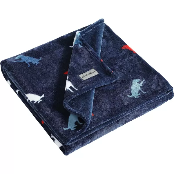 imageEddie Bauer Throw Blanket Ultra Soft Plush Fleece Bedding Home Decor for All Seasons 50 x 70 Americana Plaid Red50 x 70 Buddy the Dog Blue
