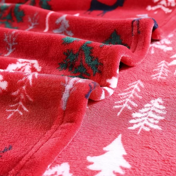 imageEddie Bauer Throw Blanket Ultra Soft Plush Home Dcor All Season Bedding Deer Woods Red 50 x 60Eddie Bauer Throw Blanket Ultra Soft Plush Home Dcor All Season Bedding Deer Woods Red 50 x 60