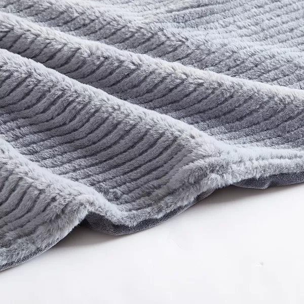 imageEddie Bauer Throw Blanket Ultra Soft Plush Home Dcor All Season Bedding Textured Solid Grey 50 x 60Textured Solid Grey