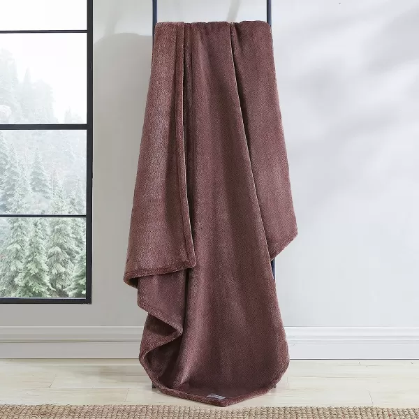 imageEddie Bauer Throw Blanket Ultra Soft Plush Home Dcor All Season Bedding Ultra Lux Solid Grey 50 x 6050 x 60 Ultra Lux Solid Brown
