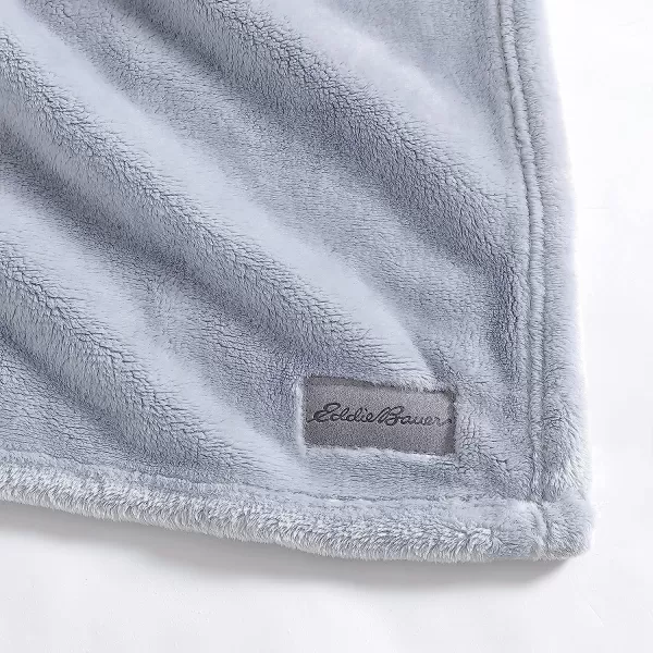 imageEddie Bauer Throw Blanket Ultra Soft Plush Home Dcor All Season Bedding Ultra Lux Solid Grey 50 x 6050 x 60 Ultra Lux Solid Grey