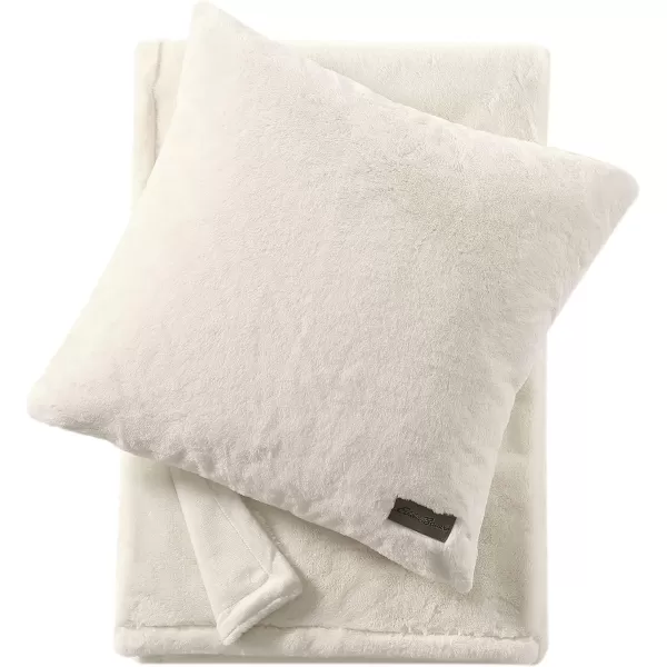 imageEddie Bauer Throw BlanketPillow Cover Set Ultra Soft Faux Fur Home Dcor All Season Bedding Solid Ivory 2 PieceEddie Bauer Throw BlanketPillow Cover Set Ultra Soft Faux Fur Home Dcor All Season Bedding Solid Ivory 2 Piece