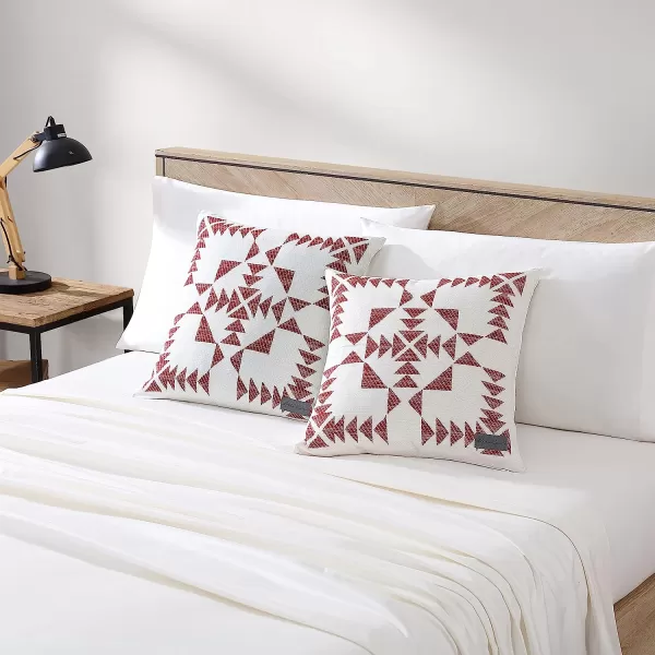 imageEddie Bauer Throw Pillow Cover Set Cotton Home Dcor All Season Bedding Arrowhead Red 2 Piece 20 x 20Eddie Bauer Throw Pillow Cover Set Cotton Home Dcor All Season Bedding Arrowhead Red 2 Piece 20 x 20