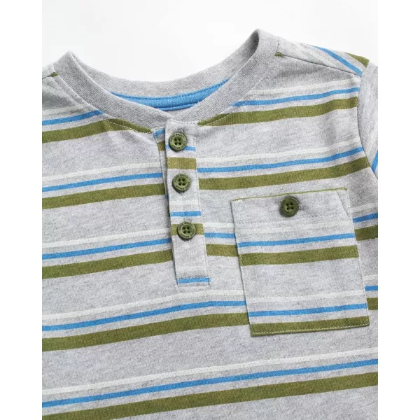 imageEddie Bauer Toddler Boys Shorts Set  3 Piece TShirt and Sweat Shorts  Casual Playwear Outfit for Toddlers 2T4TBlue