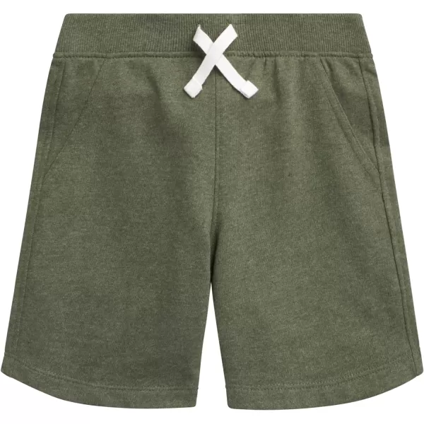 imageEddie Bauer Toddler Boys Shorts Set  3 Piece TShirt and Sweat Shorts  Casual Playwear Outfit for Toddlers 2T4TOrange