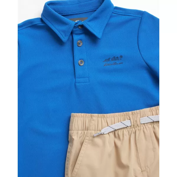imageEddie Bauer Toddler Boys Shorts Set  Polo Shirt and Shorts Matching Outfit  Clothing Set for Toddler Boys 2T4TBlueKhaki