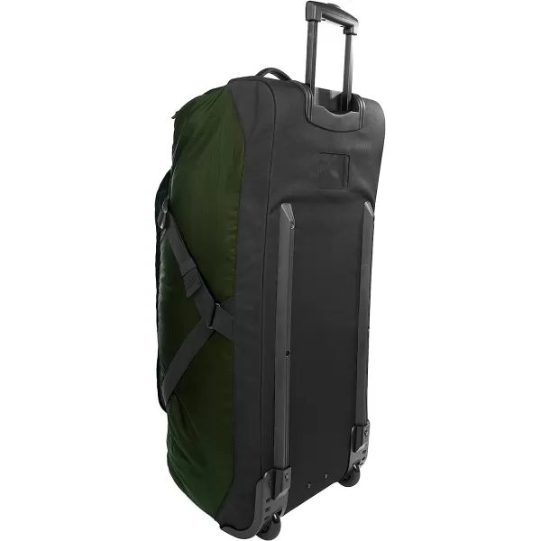 imageEddie Bauer Traverse 32 Rolling Duffel BagMade from Ripstop Polyester with Telescoping HandleDark Loden