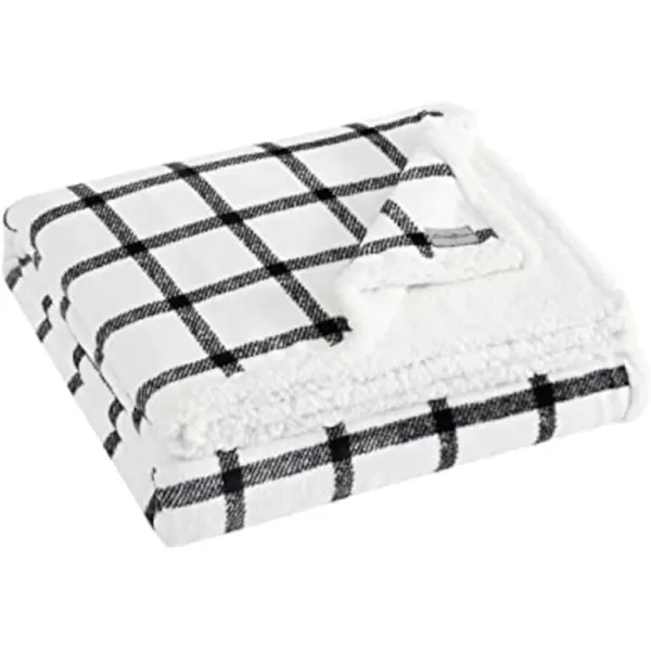 imageEddie Bauer Twin Blanket Ultra Soft amp Cozy Plush Home Dcor All Season Bedding Vail Plaid Grey TwinBunkhouse Plaid WhiteCharcoal King