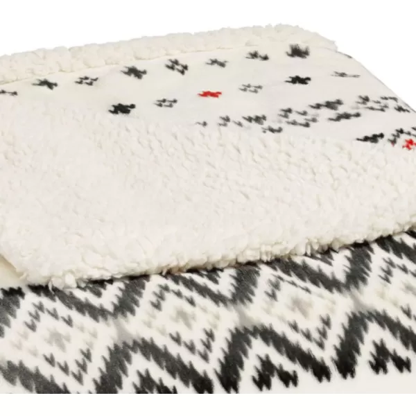 imageEddie Bauer Twin Blanket Ultra Soft amp Cozy Plush Home Dcor All Season Bedding Vail Plaid Grey TwinMedium Red Twin