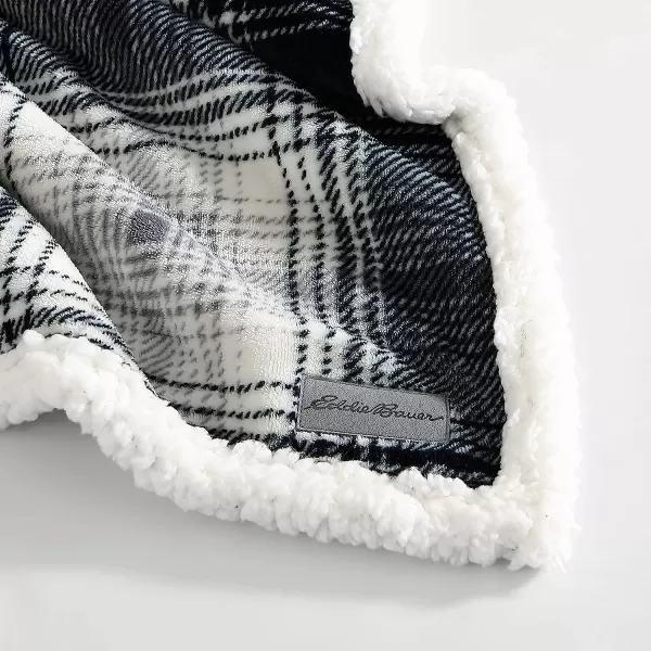 imageEddie Bauer Twin Blanket Ultra Soft amp Cozy Plush Home Dcor All Season Bedding Vail Plaid Grey TwinVail Plaid GreyIvory Queen