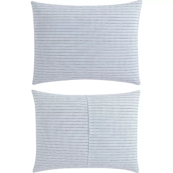 imageEddie Bauer Twin Duvet Cover Set Cotton Bedding Set with Matching Shams Casual Home Dcor Ticking Stripe Navy TwinTicking Stripe Navy Queen