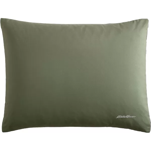 imageEddie Bauer Twin Duvet Cover Set Reversible Bedding Set with Matching Shams Casual Home Dcor Skyline Stripe Green TwinSkyline Stripe Green Twin