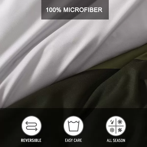imageEddie Bauer Twin Duvet Cover Set Reversible Bedding Set with Matching Shams Casual Home Dcor Skyline Stripe Green TwinSkyline Stripe Green Twin