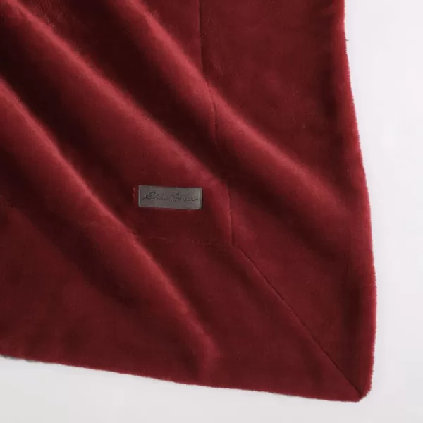imageEddie Bauer UltraPlush Collection Throw BlanketReversible Sherpa Fleece Cover Soft amp Cozy Perfect for Bed or Couch BlueThrow Red